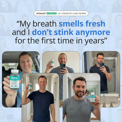 MEN+ Body Armor Chlorophyll Pill — For Body Odor, Breath & Intimate Freshness